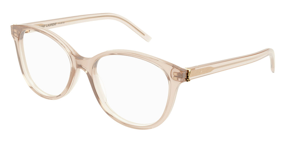 Saint Laurent® M112 SL M112 003 54 - Nude / Transparent AR Eyeglasses