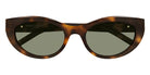 Saint Laurent® M115 SL M115 003 54 - Havana / Green Sunglasses