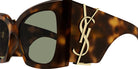 Saint Laurent® SL M119 BLAZE SL SL M119 BLAZE 002 54 - Havana / Green Sunglasses