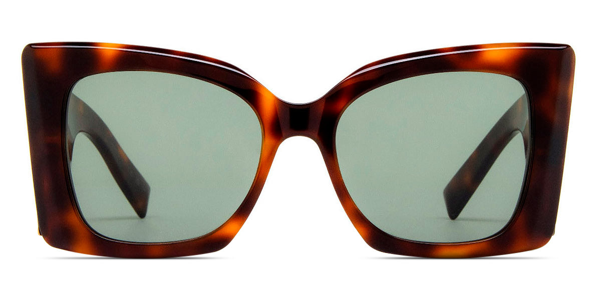 Saint Laurent® M119 BLAZE SL M119 BLAZE 002 54 - Havana / Green Sunglasses