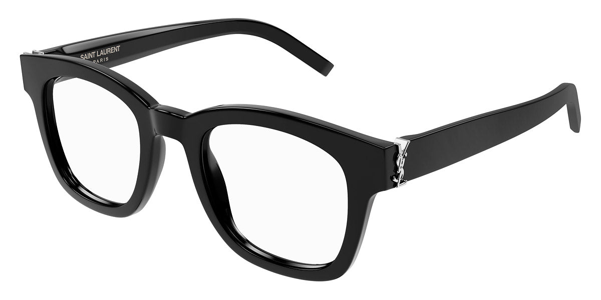 Saint Laurent® M124 OPT SL M124 OPT 001 49 - Black / Transparent AR Eyeglasses