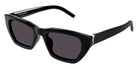 Saint Laurent® M127/F SL M127/F 001 53 - Black / Black Sunglasses