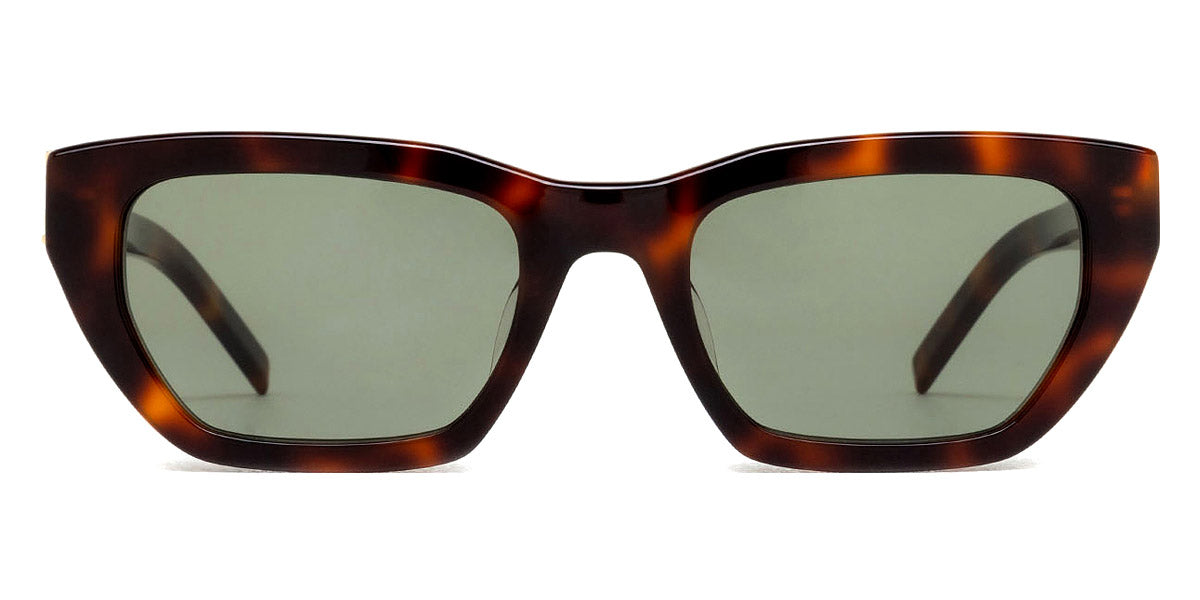 Saint Laurent® M127/F SL M127/F 003 53 - Havana / Green Sunglasses