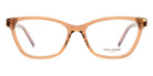 Saint Laurent® M128 SL M128 012 56 - Brown / Transparent AR Eyeglasses