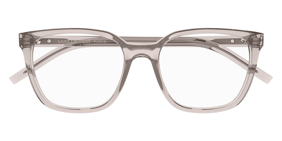 Saint Laurent® M129 SL M129 005 54 - Nude / Transparent AR Eyeglasses