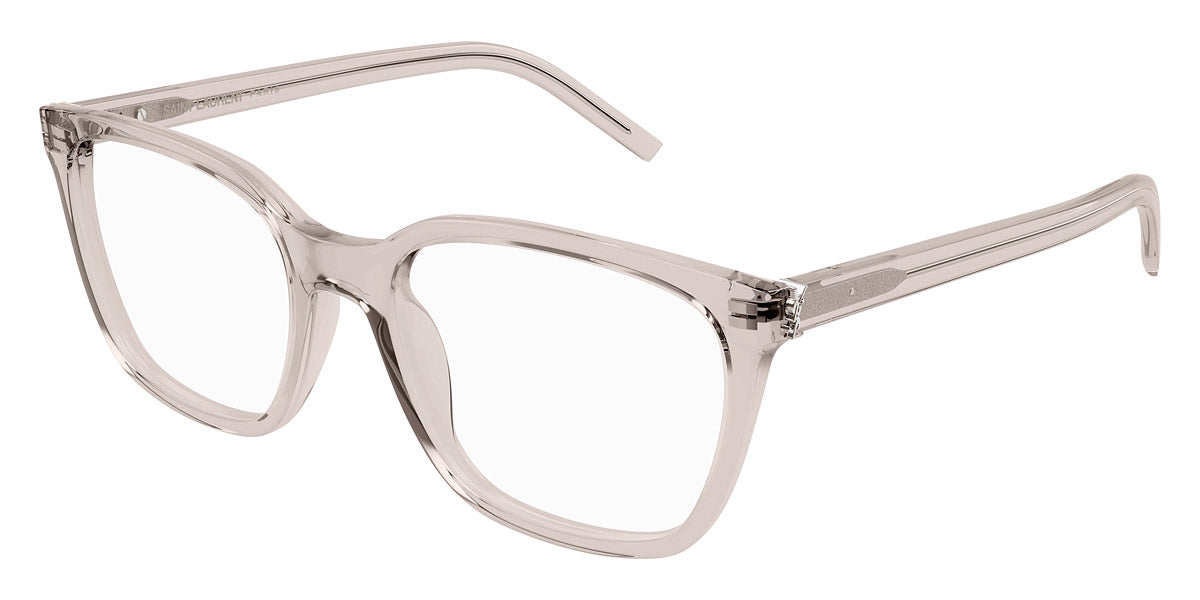 Saint Laurent® M129 SL M129 005 54 - Nude / Transparent AR Eyeglasses