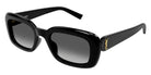 Saint Laurent® M130 SL M130 002 53 - Black / Gray Gradient Sunglasses