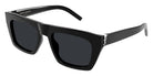 Saint Laurent® M131 SL M131 001 52 - Black / Black Sunglasses