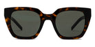 Saint Laurent® M143 SL M143 002 51 - Havana / Gray Sunglasses