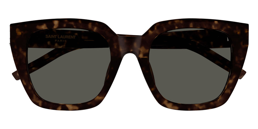 Saint Laurent® M143/F SL M143/F 002 52 - Havana / Gray Sunglasses