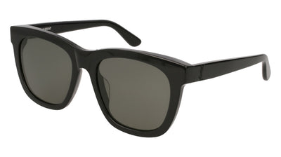 Saint Laurent® M24/K SL M24/K 001 55 - Black / Gray Sunglasses