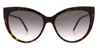 Saint Laurent® M48S_A SL M48S_A 004 56 - Havana/Gold / Gray Gradient Sunglasses