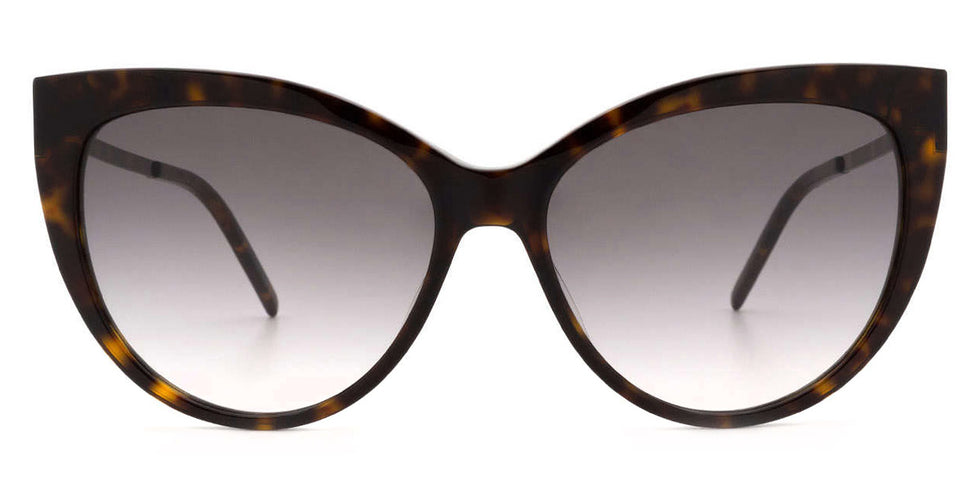 Saint Laurent® M48S_A SL M48S_A 004 56 - Havana/Gold / Gray Gradient Sunglasses
