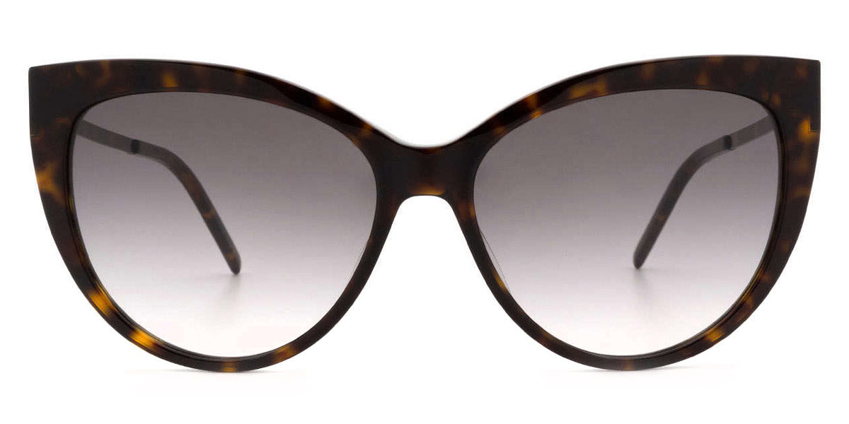Saint Laurent® M48S_A SL M48S_A 004 56 - Havana/Gold / Gray Gradient Sunglasses