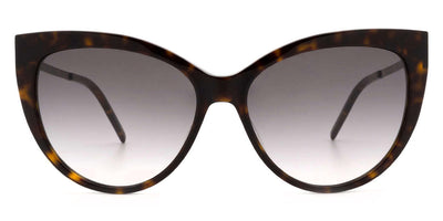 Saint Laurent® M48S_A SL M48S_A 004 56 - Havana/Gold / Gray Gradient Sunglasses