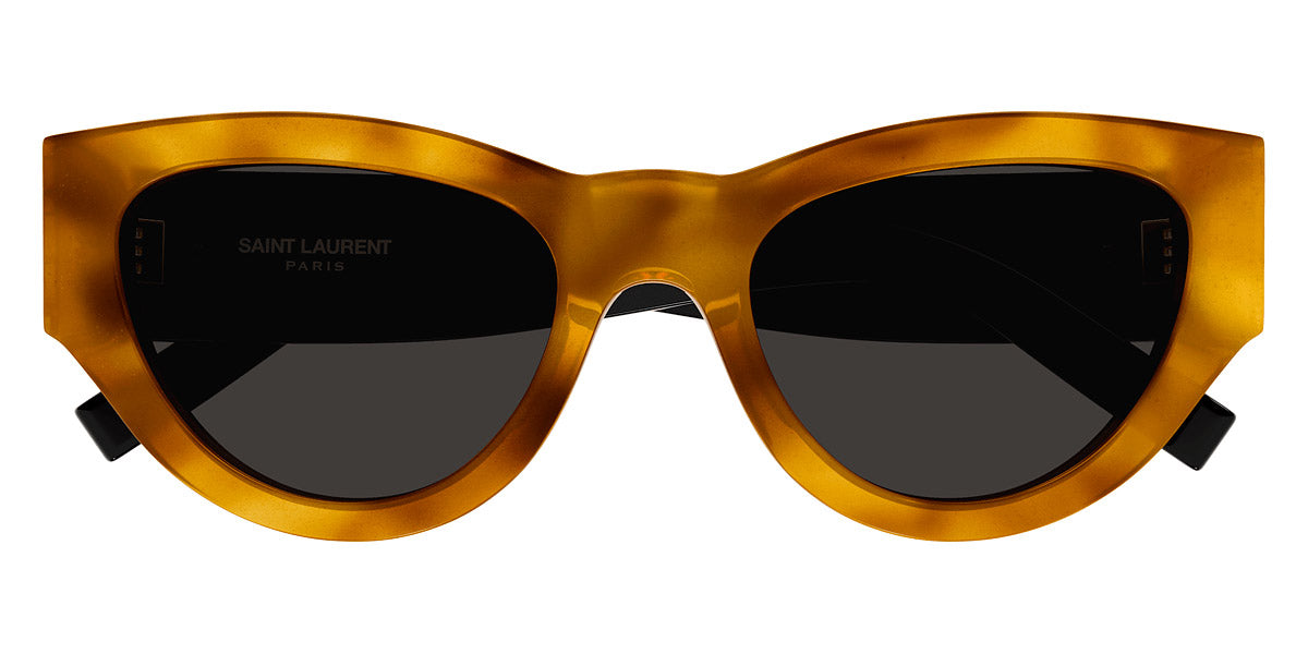 Saint Laurent® M94/F SL M94/F 004 53 - Havana/Black / Black Sunglasses