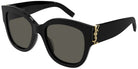 Saint Laurent® M95/F SL M95/F 001 56 - Black / Gray Sunglasses
