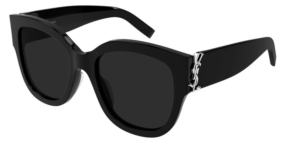 Saint Laurent® M95/F SL M95/F 005 56 - Black / Gray Polarized Sunglasses