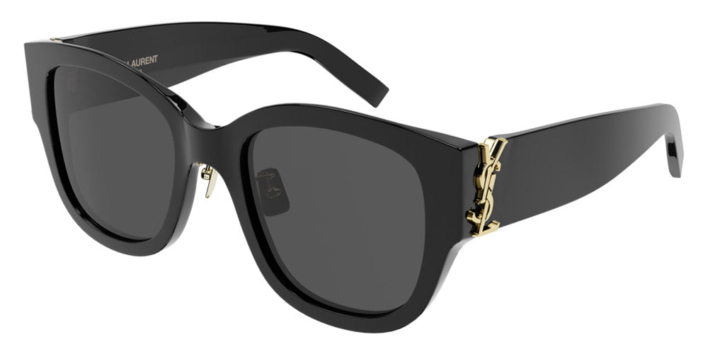 Saint Laurent® M95/K SL M95/K 001 54 - Black / Gray Sunglasses