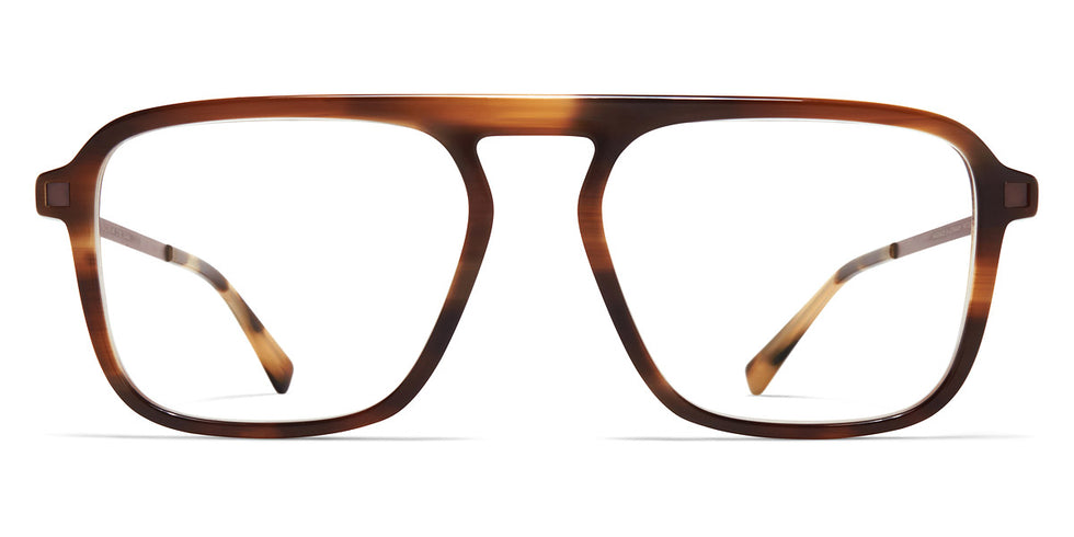 Mykita® SONU MYK SONU C175 Striped Brown/Mocca 53 - C175 Striped Brown/Mocca Eyeglasses