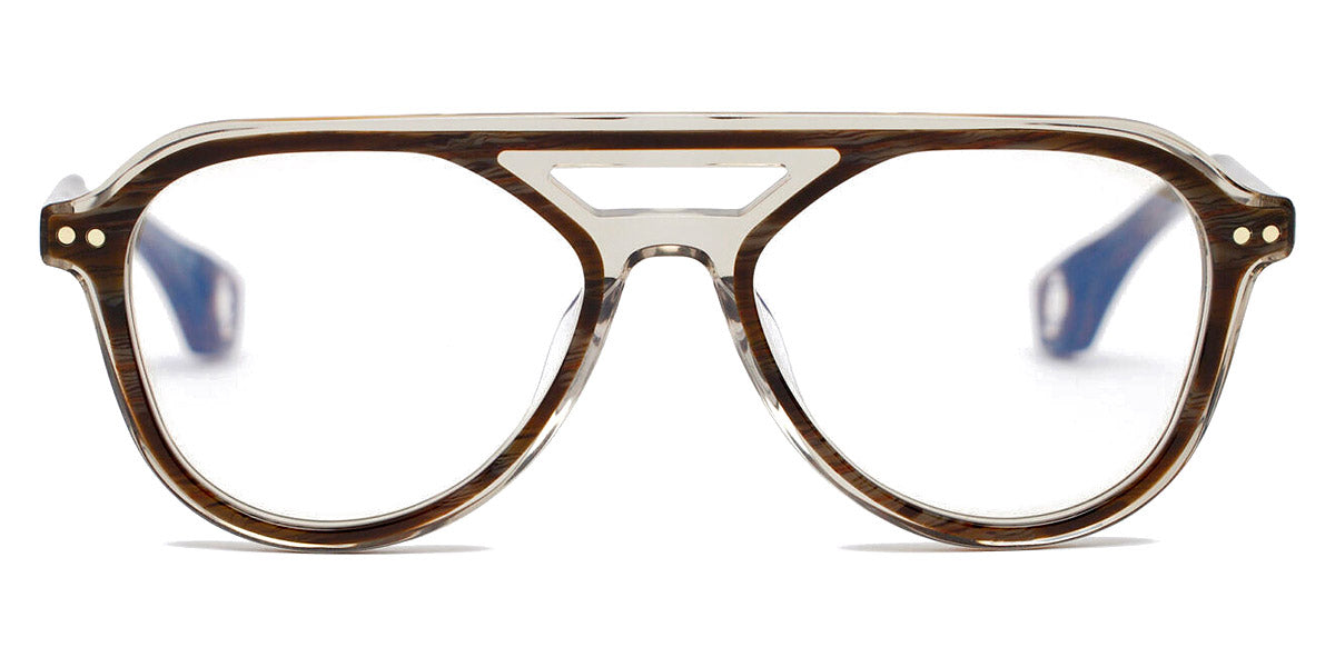 Blake Kuwahara® SPAULDING BLK SPAULDING BROWN HORN 53 - BROWN HORN Eyeglasses