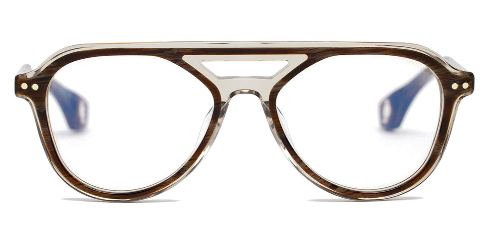 Blake Kuwahara® SPAULDING BLK SPAULDING BROWN HORN 53 - BROWN HORN Eyeglasses