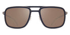 Mykita® SPRUCE MYK SPRUCE MH49 Pitch Black/Matte Silver / Polarized Pro Hi-Con Brown 54 - MH49 Pitch Black/Matte Silver / Polarized Pro Hi-Con Brown Sunglasses
