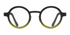 Blackfin® ST. DENIS BLF ST DENIS 1652 43 - Black Ink / Sunny Yellow Eyeglasses