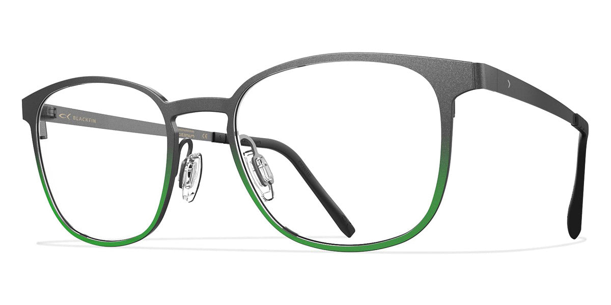Blackfin® ST. JOHN BLF ST. JOHN 1428 51 - Gunmetal-Green Gradient/Gunmetal Eyeglasses