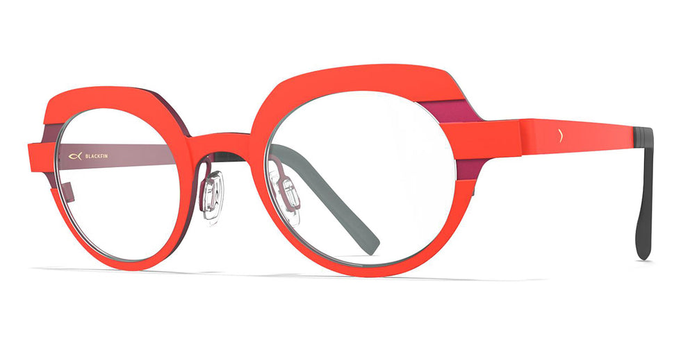 Blackfin® ST. IVES BLF ST. IVES 1619 43 - Flame Red/Burgundy Red Eyeglasses
