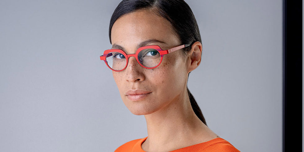 Blackfin® ST. IVES BLF ST. IVES 1619 43 - Flame Red/Burgundy Red Eyeglasses