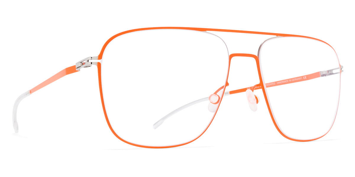 Mykita® STEEN MYK STEEN Silver/Neon Orange 56 - Silver/Neon Orange Eyeglasses