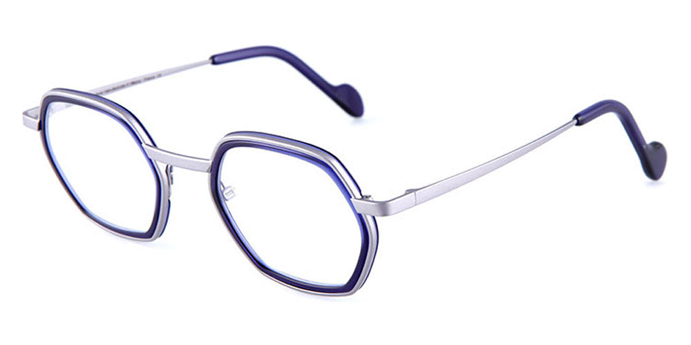 NaoNed® Stibiden NAO Stibiden 22P 47 - Translucent Ink Blue / Light Grey Eyeglasses