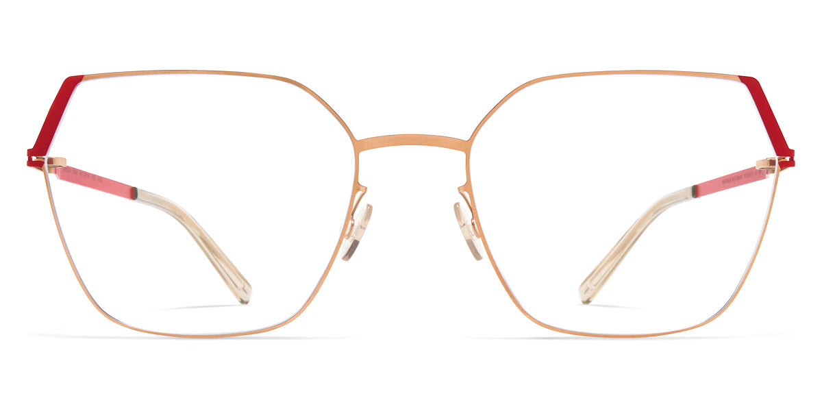 Mykita® STINE MYK STINE Champagne Gold/Goji Red 54 - Champagne Gold/Goji Red Eyeglasses
