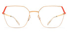 Mykita® STINE MYK STINE Glossy Gold/Daylily Orange 54 - Glossy Gold/Daylily Orange Eyeglasses
