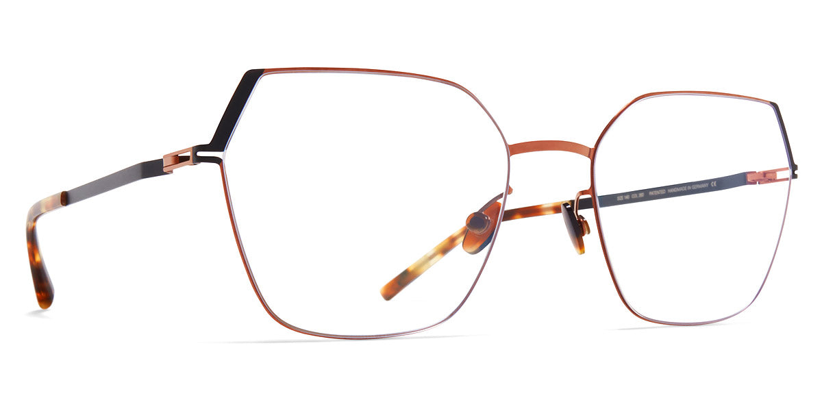 Mykita® STINE MYK STINE Shiny Copper/Black 54 - Shiny Copper/Black Eyeglasses