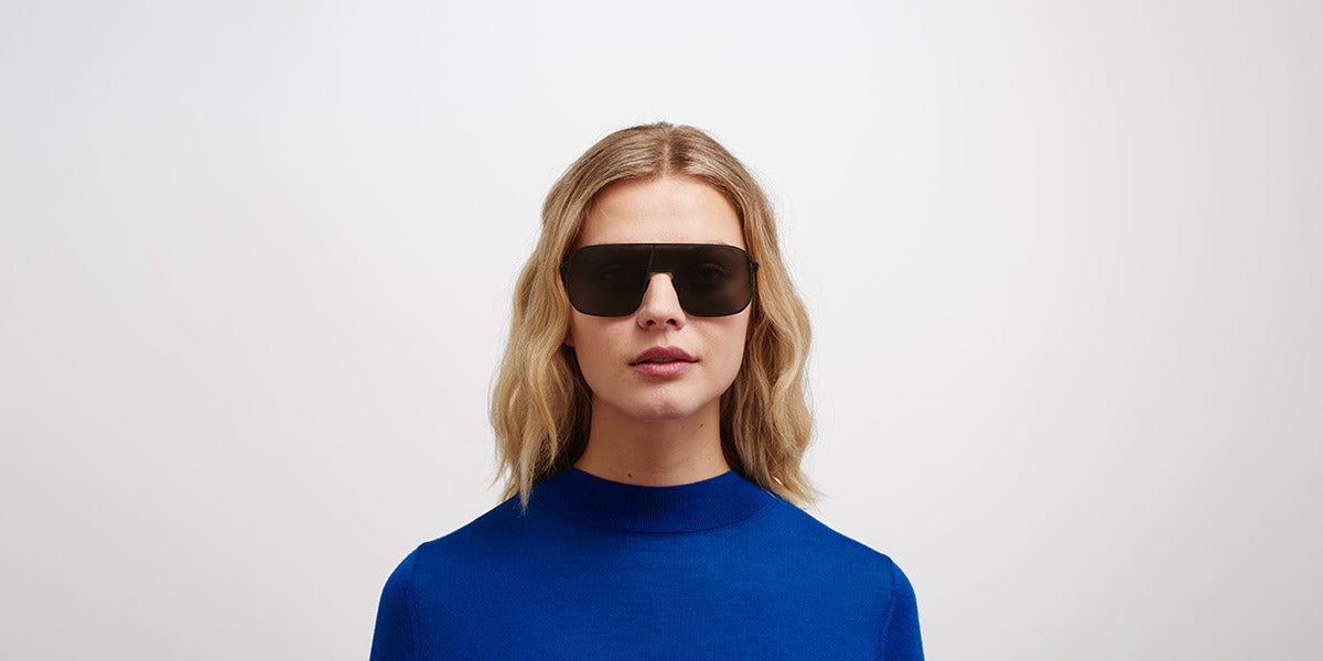 Mykita® STUDIO12.2 MYK STUDIO12.2 Black / Dark Grey Solid 136 - Black / Dark Grey Solid Sunglasses