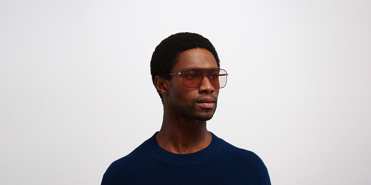 Mykita® STUDIO12.2 MYK STUDIO12.2 Mulberry / Nude Solid 136 - Mulberry / Nude Solid Sunglasses