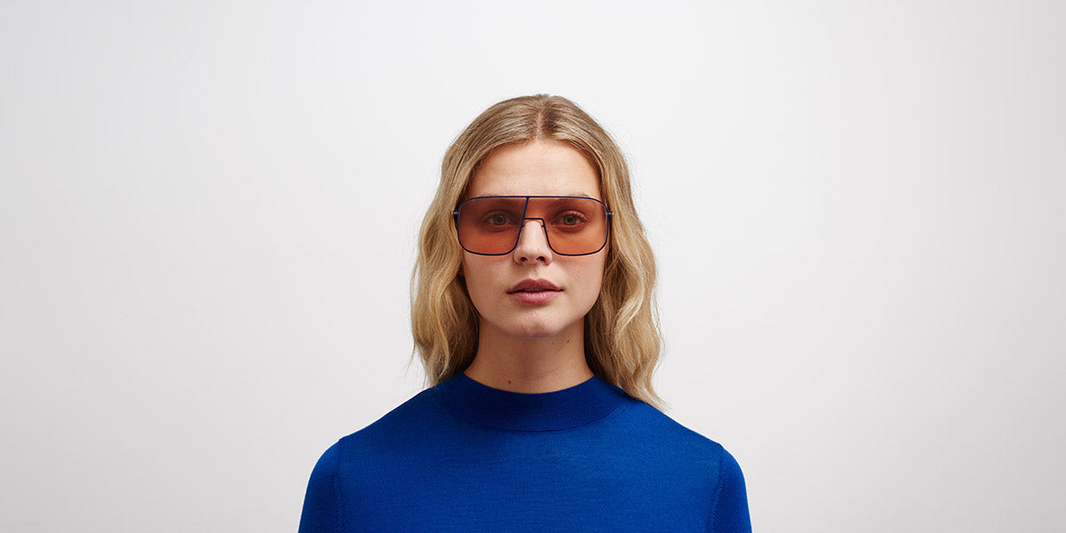 Mykita® STUDIO12.2 MYK STUDIO12.2 Mulberry / Nude Solid 136 - Mulberry / Nude Solid Sunglasses