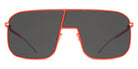 Mykita® STUDIO12.2 MYK STUDIO12.2 Neon Red / Dark Grey Solid Shield 136 - Neon Red / Dark Grey Solid Shield Sunglasses