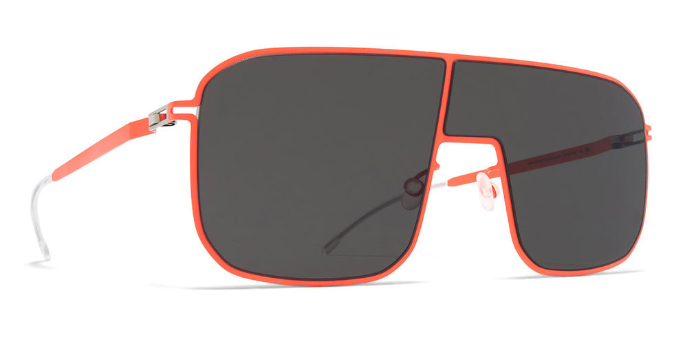 Mykita® STUDIO12.2 MYK STUDIO12.2 Neon Red / Dark Grey Solid Shield 136 - Neon Red / Dark Grey Solid Shield Sunglasses