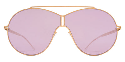 Mykita® STUDIO12.5 MYK STUDIO12.5 Champagne Gold / Mirror Lilac MM Shield 64 - Champagne Gold / Mirror Lilac MM Shield Sunglasses