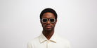 Mykita® STUDIO13.1 MYK STUDIO13.1 MA2 Pitch Black/Sand / Cool Grey Solid 50 - MA2 Pitch Black/Sand / Cool Grey Solid Sunglasses