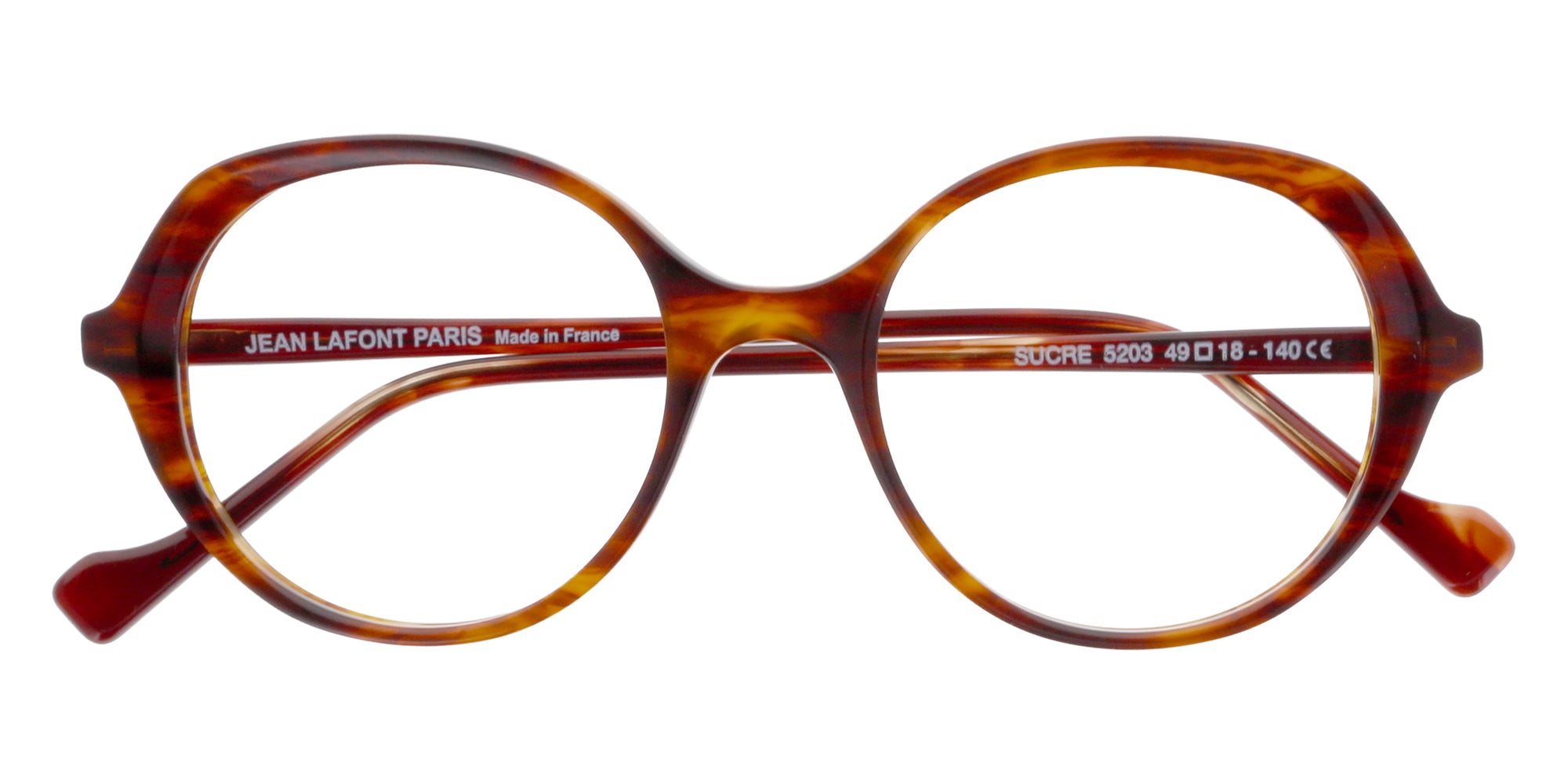 Lafont® SUCRE SUCRE 5203 49 - Brown - 5203 Eyeglasses