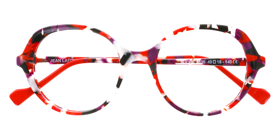 Lafont® SUCRE SUCRE 6135 49 - Red - 6135 Eyeglasses