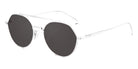 Dior® Diorblacksuit R6U CD DRBLKSUIT R6U F0A0 54 - Shiny Palladium Lenses  Smoke  Organic F0A0 Sunglasses