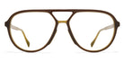 Mykita® SURI MYK SURI C167 Green Dark Brown/Silk Gold 56 - C167 Green Dark Brown/Silk Gold Eyeglasses