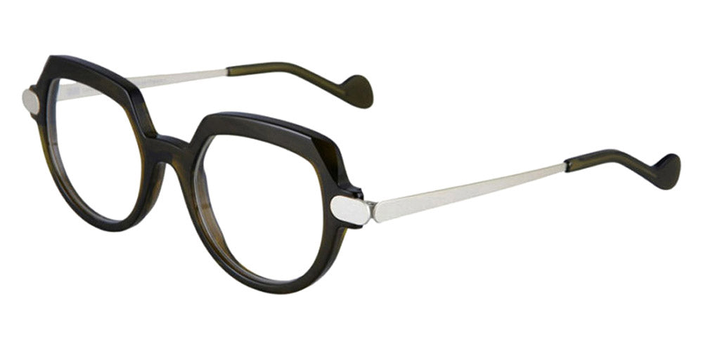 NaoNed® Susiniou NAO Susiniou 14KAT 47 - 14KAT Transparent Kakhi/Sand Eyeglasses