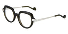 NaoNed® Susiniou NAO Susiniou 14KAT 47 - 14KAT Transparent Kakhi/Sand Eyeglasses