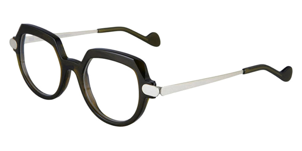 NaoNed® Susiniou NAO Susiniou 14KAT 47 - 14KAT Transparent Kakhi/Sand Eyeglasses